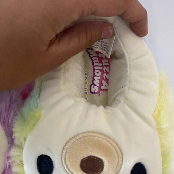 Squishmallows FuzzAMallows Collection Kids Plush Slippers Size 11–12 - Picture 10 of 13